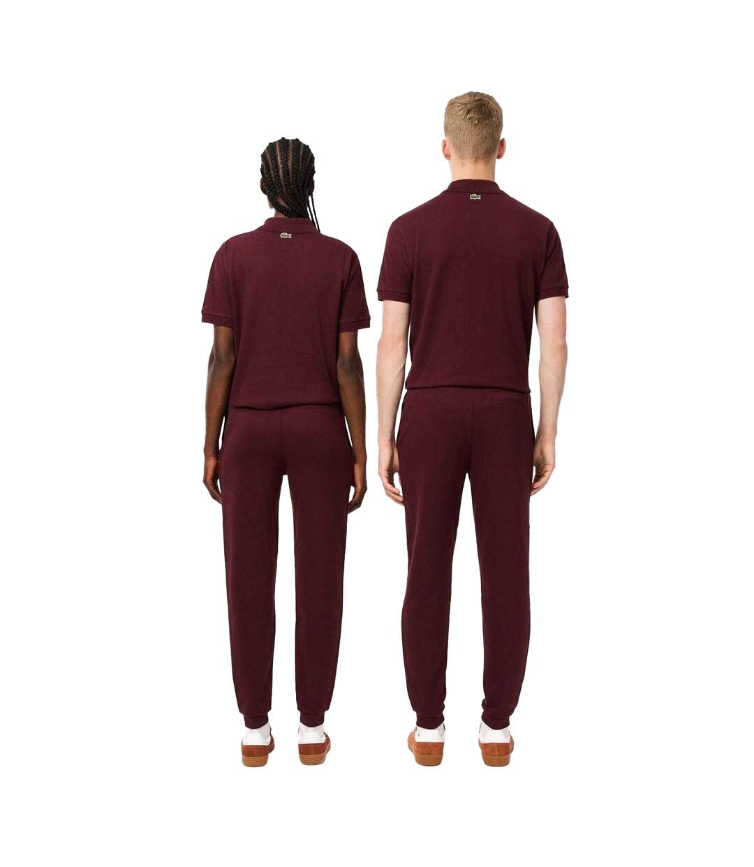 Pantalon De Jogging Adulte Rouge Bordeaux Lacoste-3