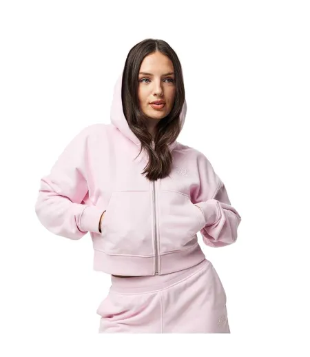 Veste À Capuche Décontracté Femme Rose Jack Wills