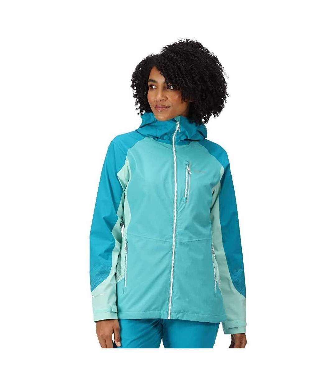 Womens/ladies Highton Pro Waterproof Jacket Neon Peach Regatta-2