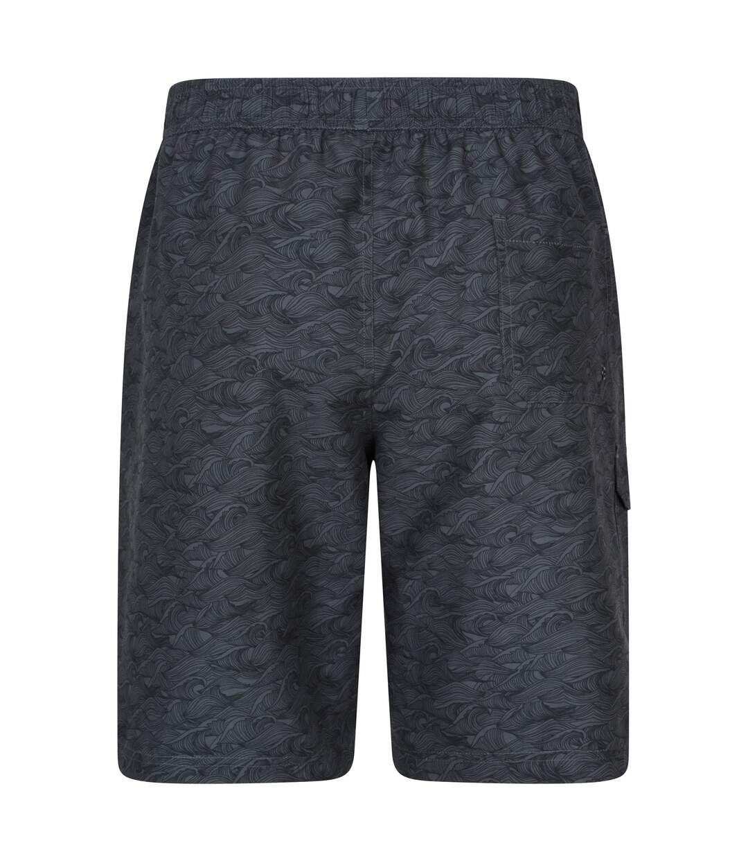Mens ocean wave boardshorts dark grey Mountain Warehouse-2