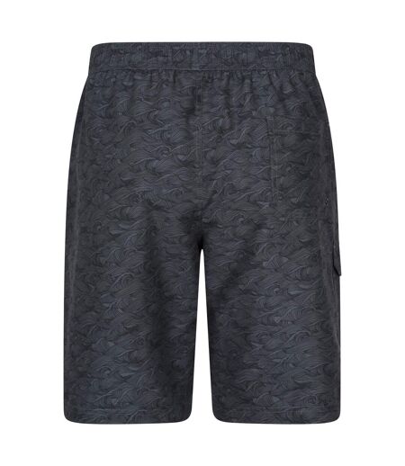 Mens ocean wave boardshorts dark grey Mountain Warehouse