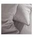 Parure de lit unie en coton gris mastic today 220x240-2