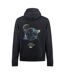 Mens Galaxy Washed Hoodie Black Wash Criminal Damage-2