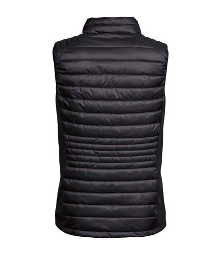 Tee Jays Womens/Ladies Crossover Quilted Vest (Black) - UTPC5827