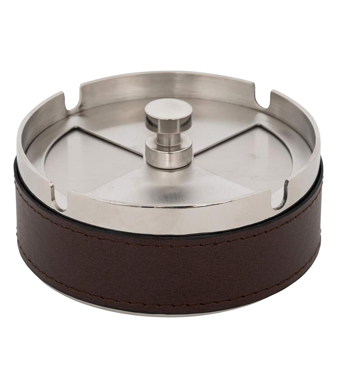 Cendrier en Métal Jule 10cm Marron-1