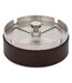 Cendrier en Métal Jule 10cm Marron-1