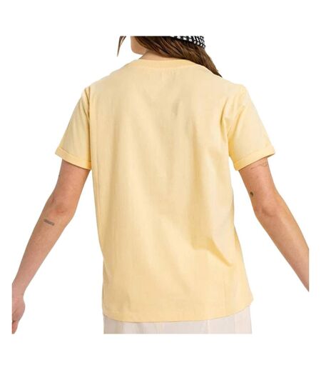 T-Shirt jaune femme roxy ocean regular - l