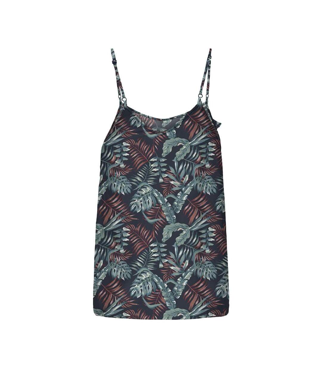 Débardeur noir/vert femme only selina-1