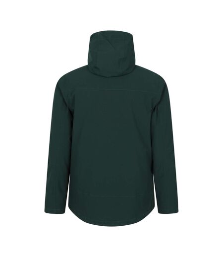 Veste Imperméable Motif/style 3-en-1 Sycamore Homme Vert Foncé Mountain Warehouse