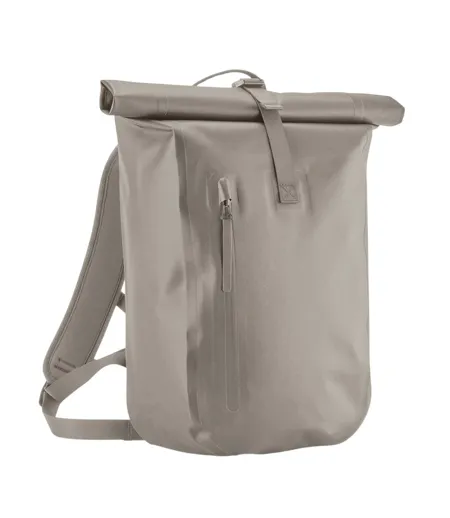 Lite Roll Top Waterproof Backpack One Size Natural Stone Quadra