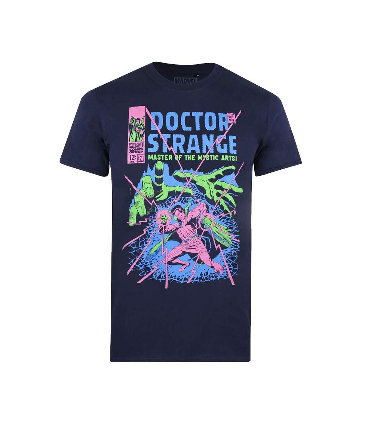 Doctor Strange - T-shirt MASTER - Homme (Bleu marine / Rose / Vert) - UTTV391