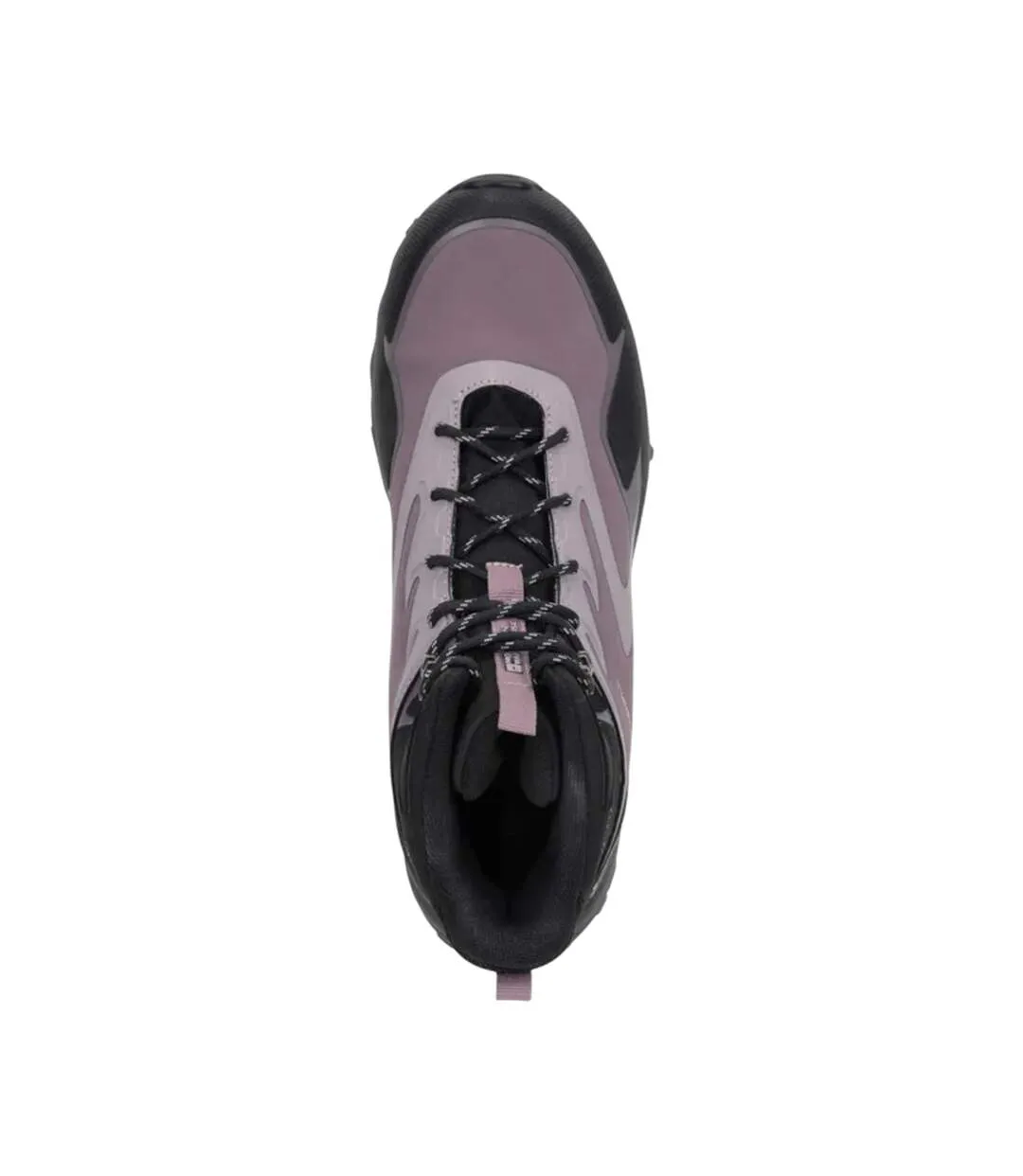 Womens/ladies Trek Softshell Walking Boots Purple Mountain Warehouse-4