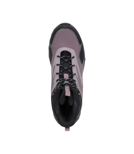 Womens/ladies Trek Softshell Walking Boots Purple Mountain Warehouse