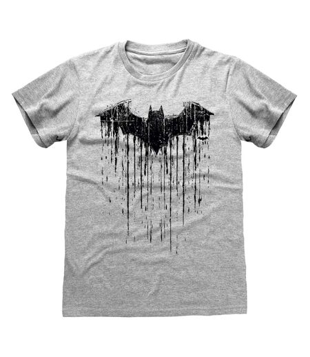 Batman - T-shirt - Adulte (Gris / Noir Chiné) - UTHE130
