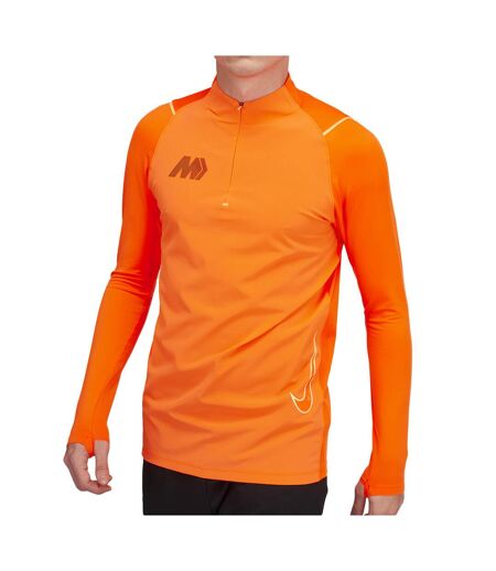 Sweat 1/4 zip Orange Homme Nike Mercurial