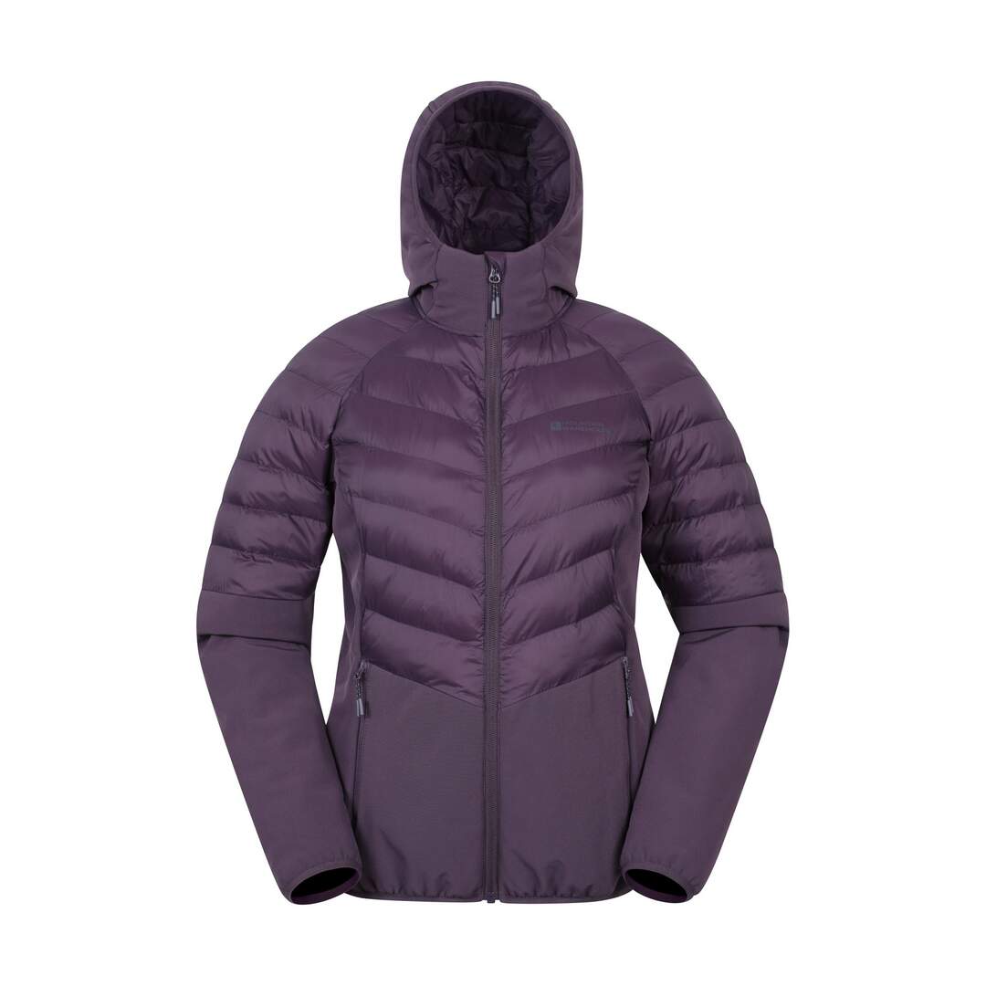 Doudoune softshell agile femme violet Mountain Warehouse-1