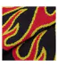 Chaussettes Style Flammes Homme Noir Rouge Palm Angels-4