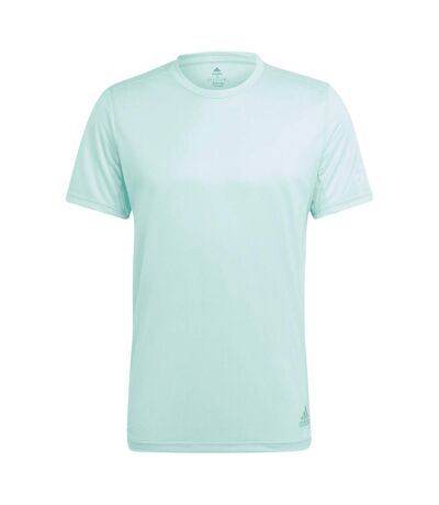 Mens Run It T-shirt Aqua Adidas