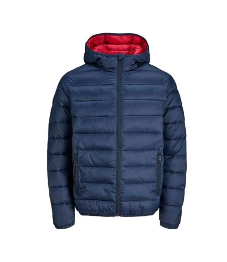 Doudoune marine/rouge homme jack & jones wilsons