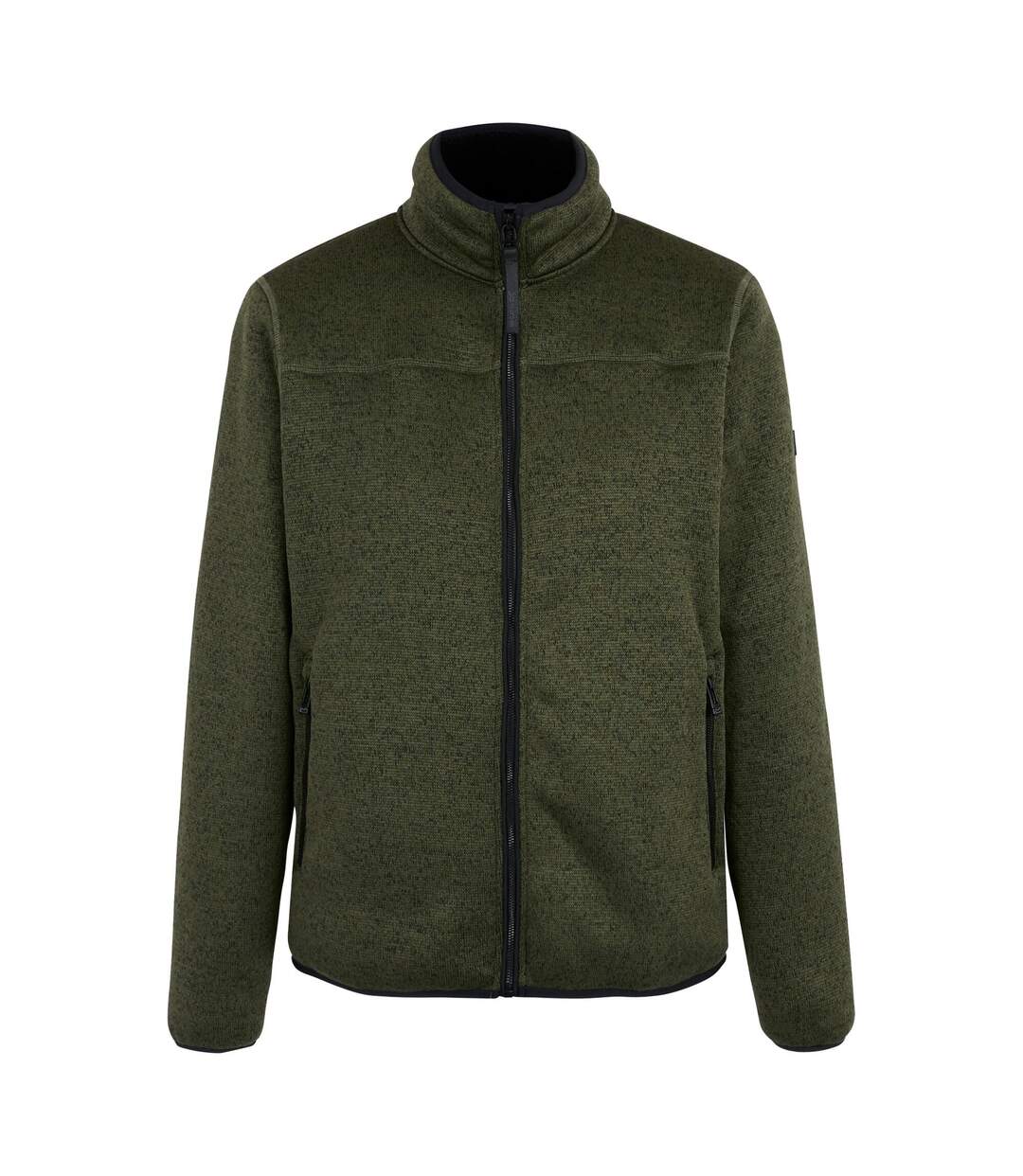 Veste Polaire Col Montant Branleigh Homme Vert Kaki Foncé Regatta-2