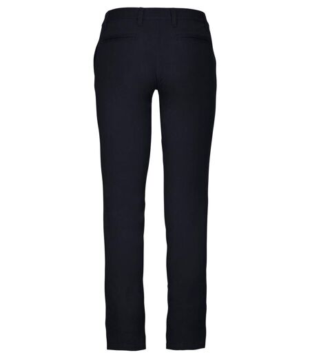pantalon chino pour femme - K741 - bleu marine