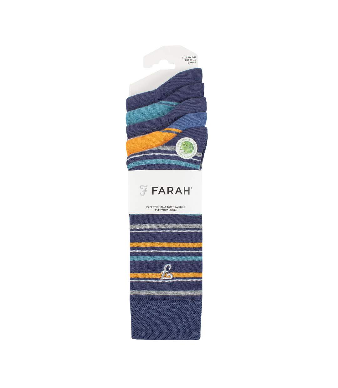 5 Pr Chaussettes Homme Été Respirantes en Bambou-2