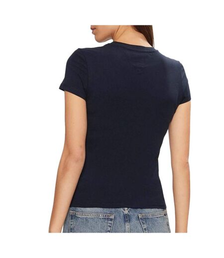 T-shirt marine femme tommy hilfiger dw0dw20459 - l