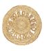 Set de Table Rond Déco Jute Ajouré 35cm Naturel-2