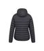 Womens/ladies faux fur lined padded jacket black Mountain Warehouse