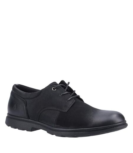 Mens Trevor Nubuck Shoes Black Hush Puppies