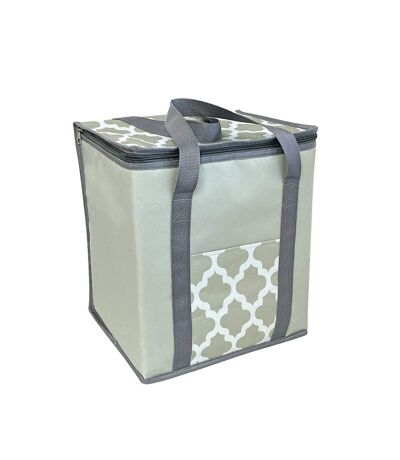 Home & Living 6.1gallon Moroccan Cooler Bag (Gray) (One Size) - UTRW9034