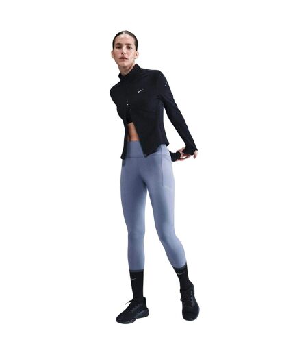 Womens/ladies Swift Running Tights Indigo Nike