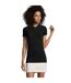 Polo Phoenix Femme Noir SOLS-1
