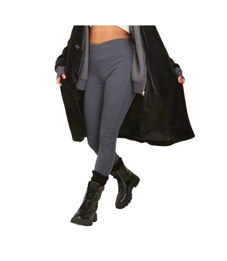 Legging Femme Anthracite Missy Empire