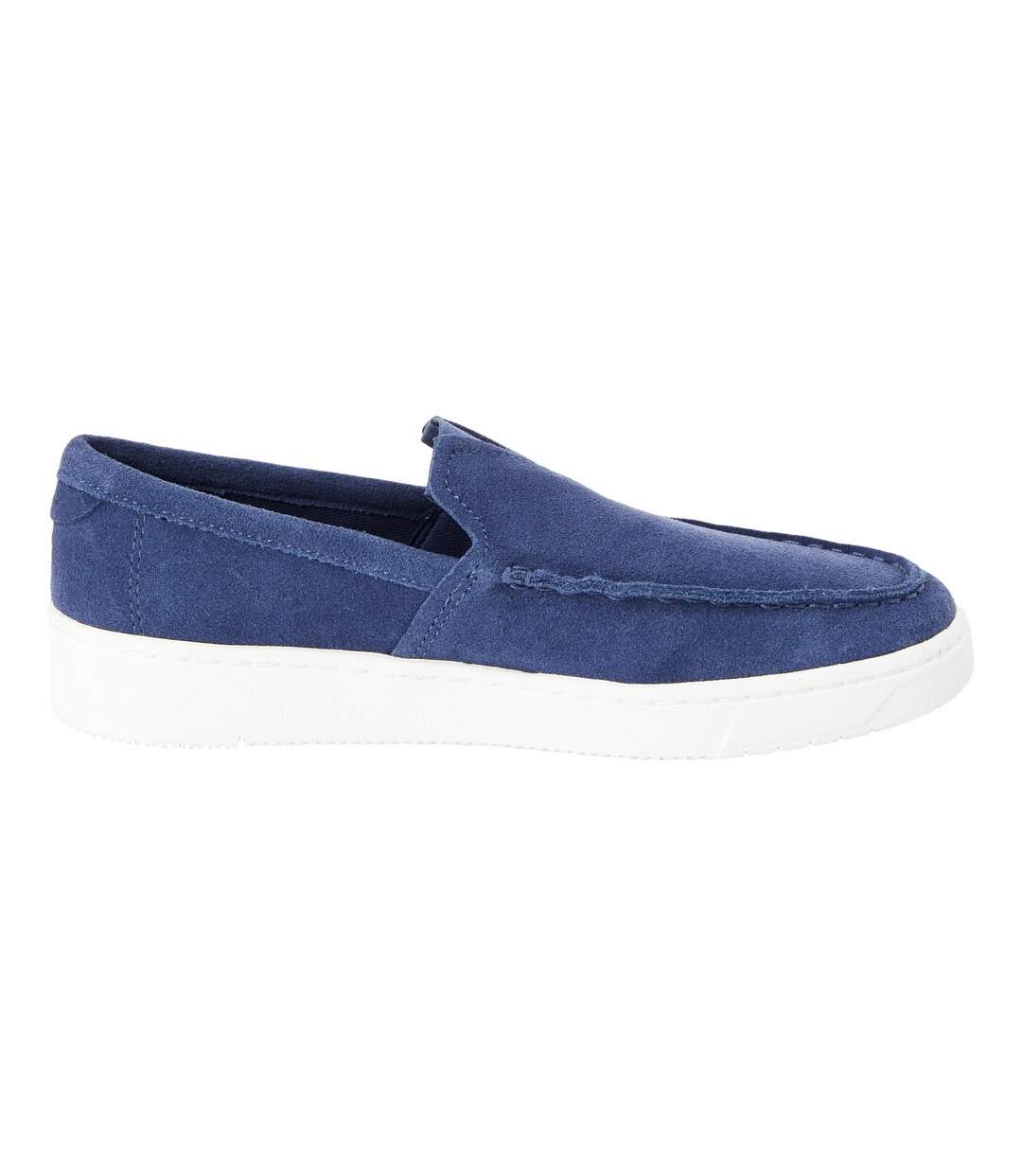 Mens Trvl Lite Suede Loafers Cadet Blue Toms-4