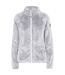 Womens/ladies telltale winter fleece jacket silver grey Trespass