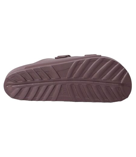 Claquettes shore homme marron Animal