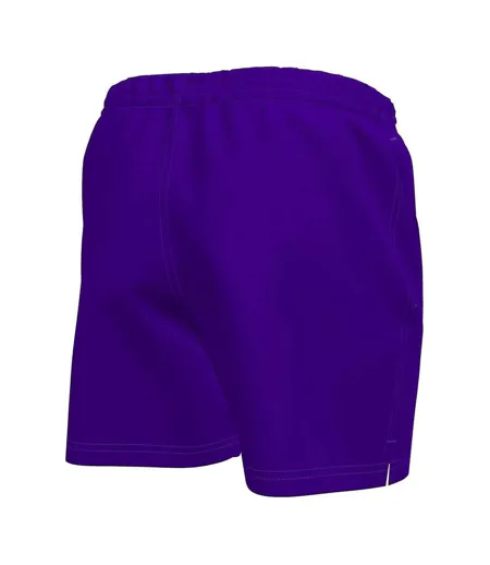 Mens Embroidered Logo Regular Swim Shorts Court Purple Nike