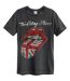 T-shirt uk tongue adulte anthracite / rouge Amplified