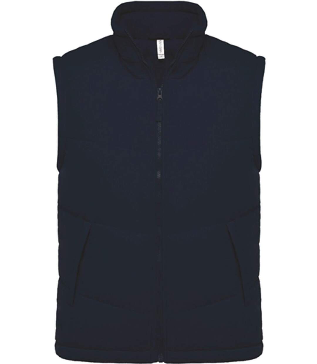 Veste sans manches doublée polaire - K6118 - bleu marine