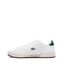 Baskets blanches/vertes homme lacoste carnaby cup-1