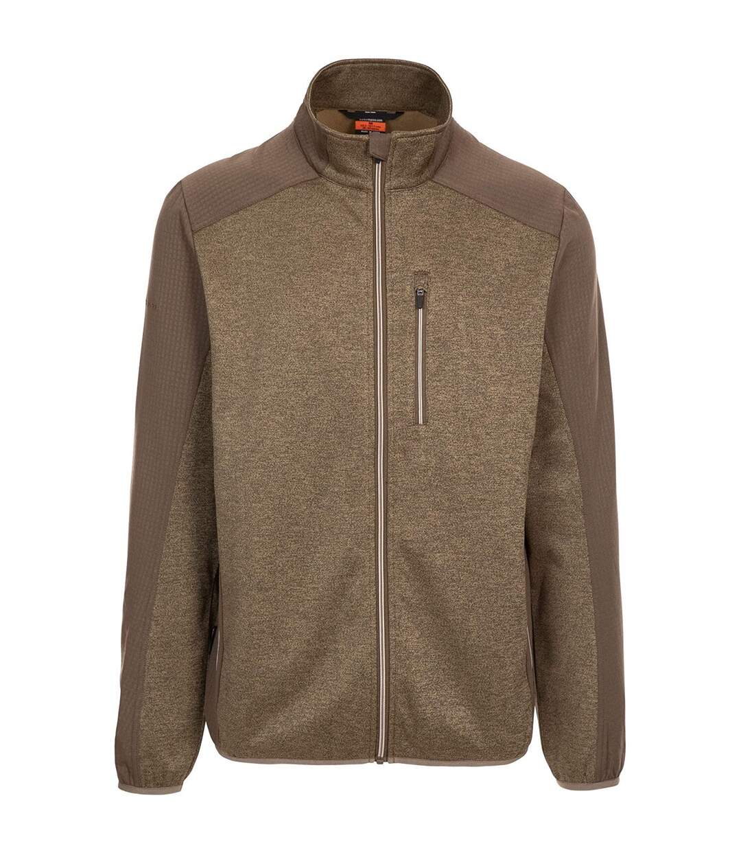 Trespass Mens Tansorton Full Zip Fleece (Cashew)