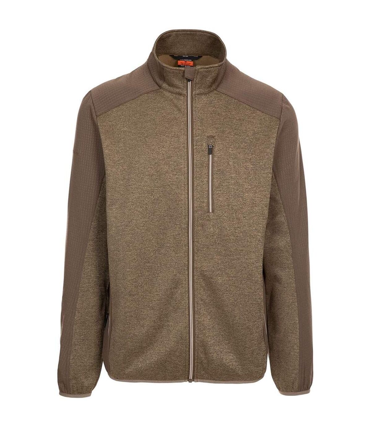Trespass Mens Tansorton Full Zip Fleece (Cashew)