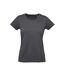 T-shirt Inspire Plus Femme Gris Foncé B&C-1
