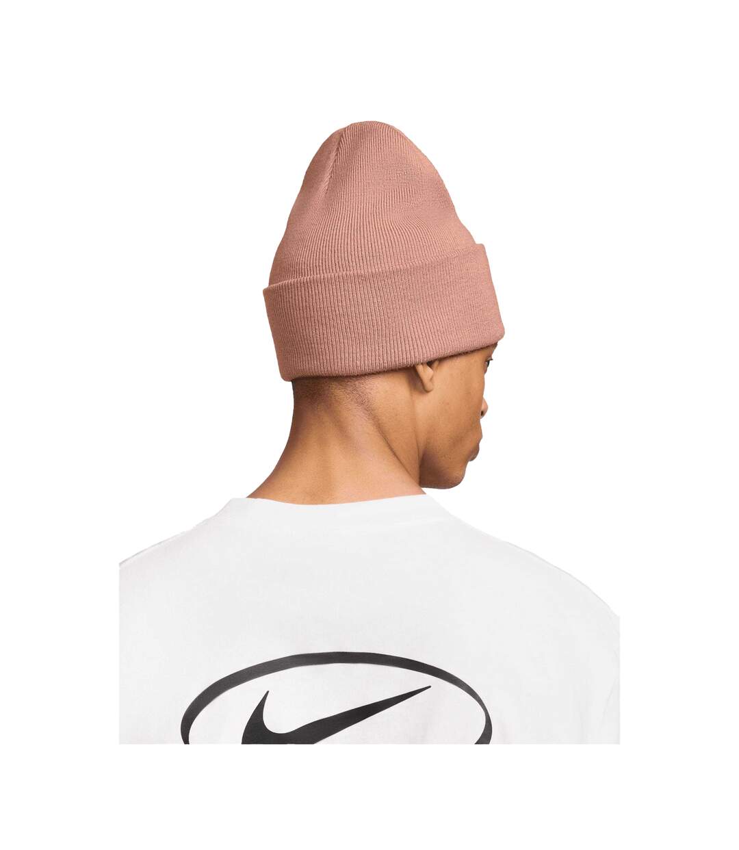 Bonnet Futura Peak Adulte Rose Doré Blanc Nike-2