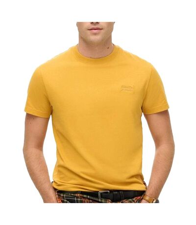 T-Shirt jaune homme superdry essential - xxl