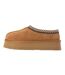 Womens/ladies Wonga Cow Suede Platform Slippers Chestnut EverAu-3