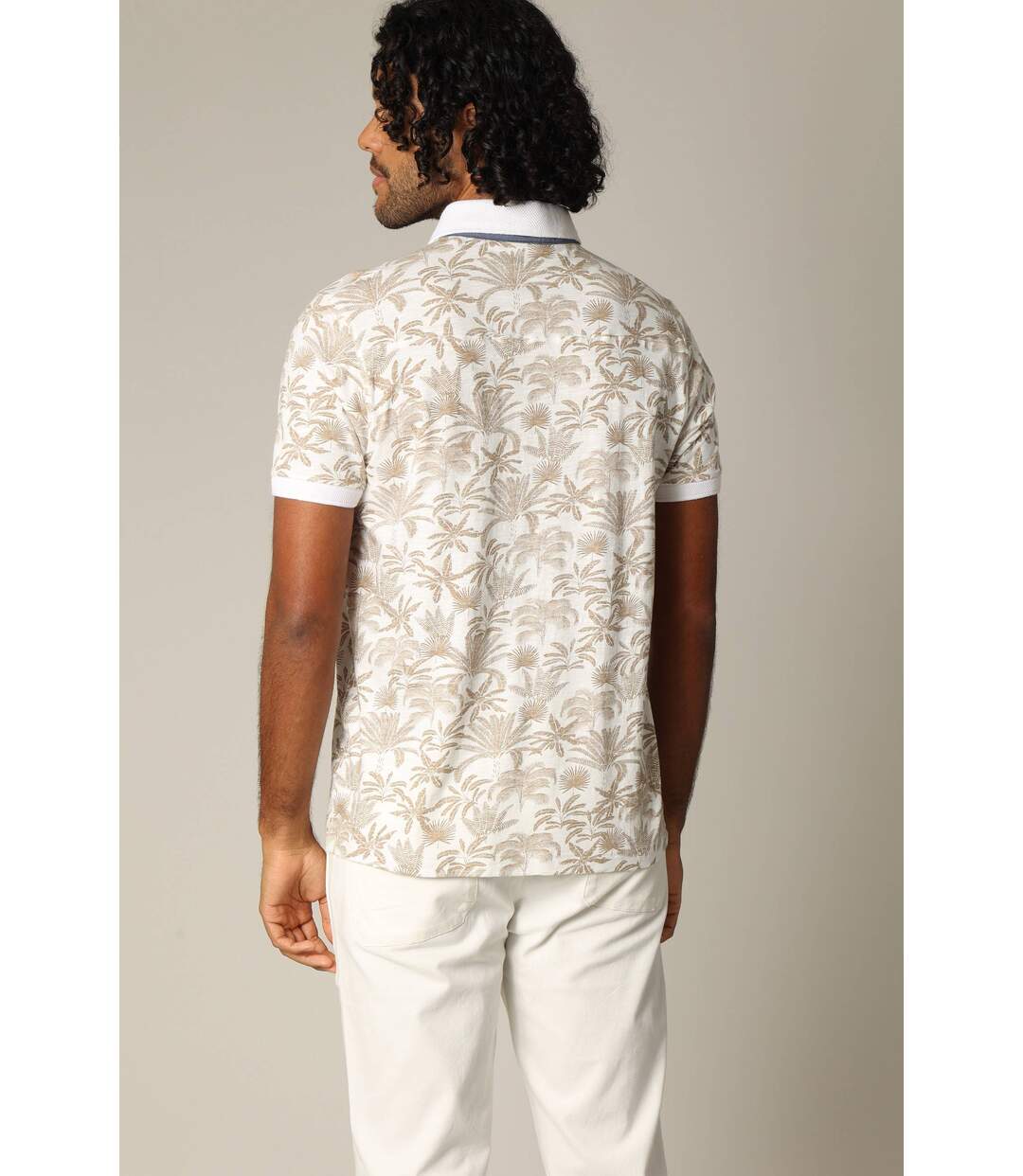 Polo manches courtes ASTRAL – imprimé tropical et style décontracté ASTRAL-4