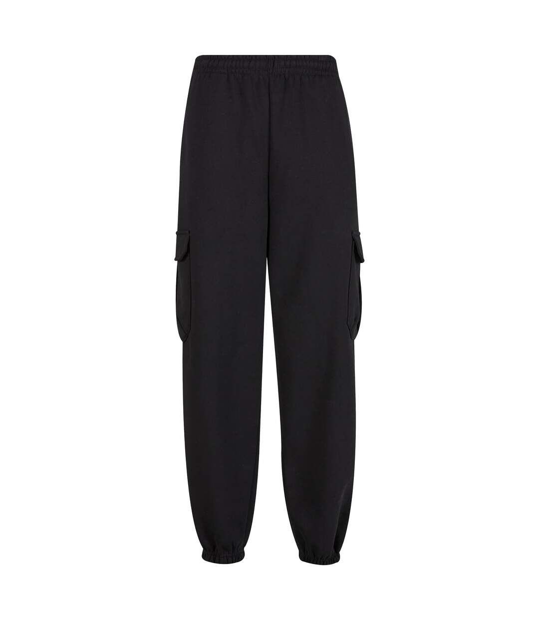 Mens 90s Cargo Jogging Bottoms Noir Build Your Brand-2