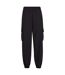 Mens 90s Cargo Jogging Bottoms Noir Build Your Brand-2